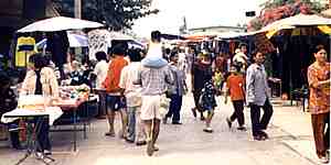 A market of stalls
